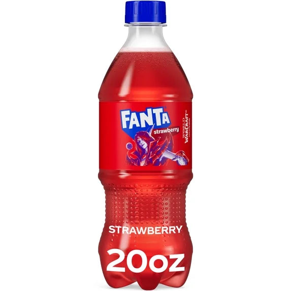 Fanta Strawberry Soda 20 OZ