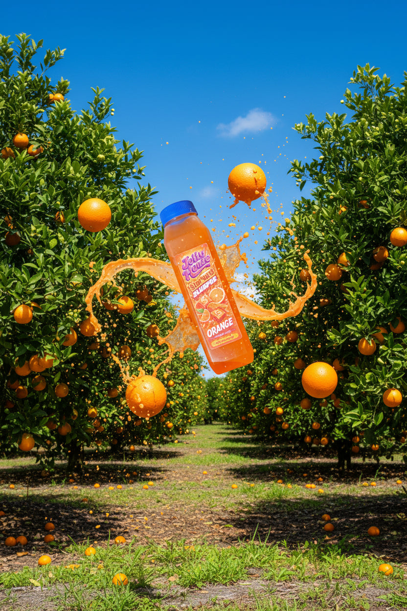 JELLY HOUZE - ORANGE STARBURST SLURPEE