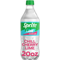 SPRITE CHILL-LIME CAFFEINE FREE 20 OZ