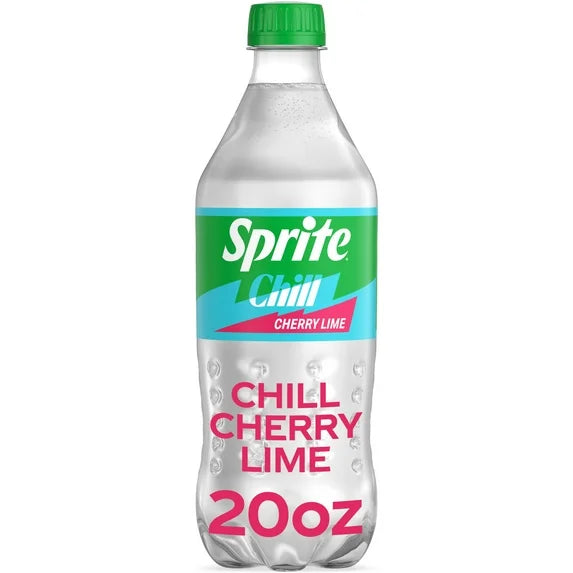 SPRITE CHILL-LIME CAFFEINE FREE 20 OZ