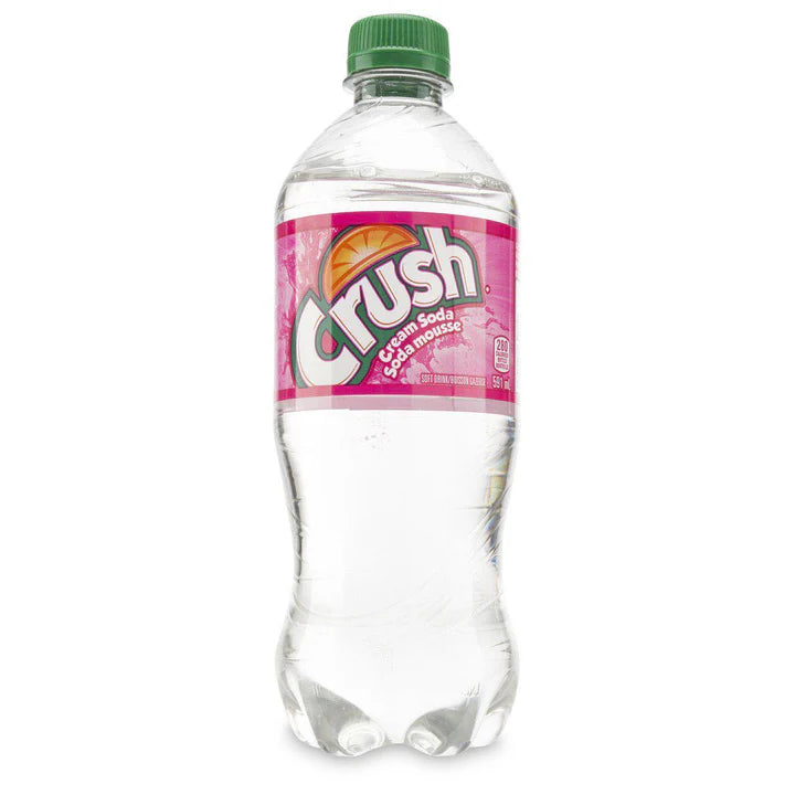 CRUSH CLEAR CREAM SODA MOUSSE SOFT DRINK 20 FL OZ